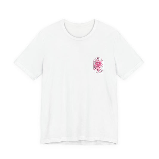 Cariad Graphic T-Shirt (Unisex) - Retro Heart Design