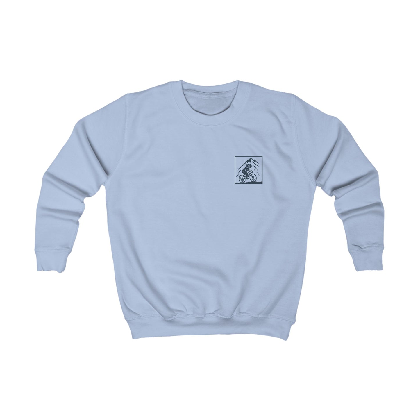 Kids 'Gogledd Cymru' Cycling Sweatshirt - 'Barod Am Y Daith' (Double Sided)