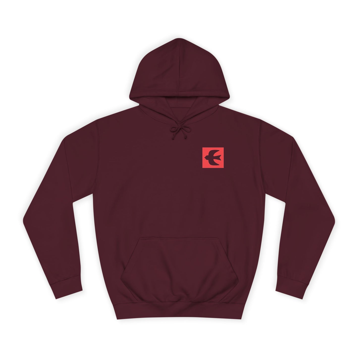 Retro Swallow & Wave Unisex Hoodie 'Can Y Wennol' (Double Sided)