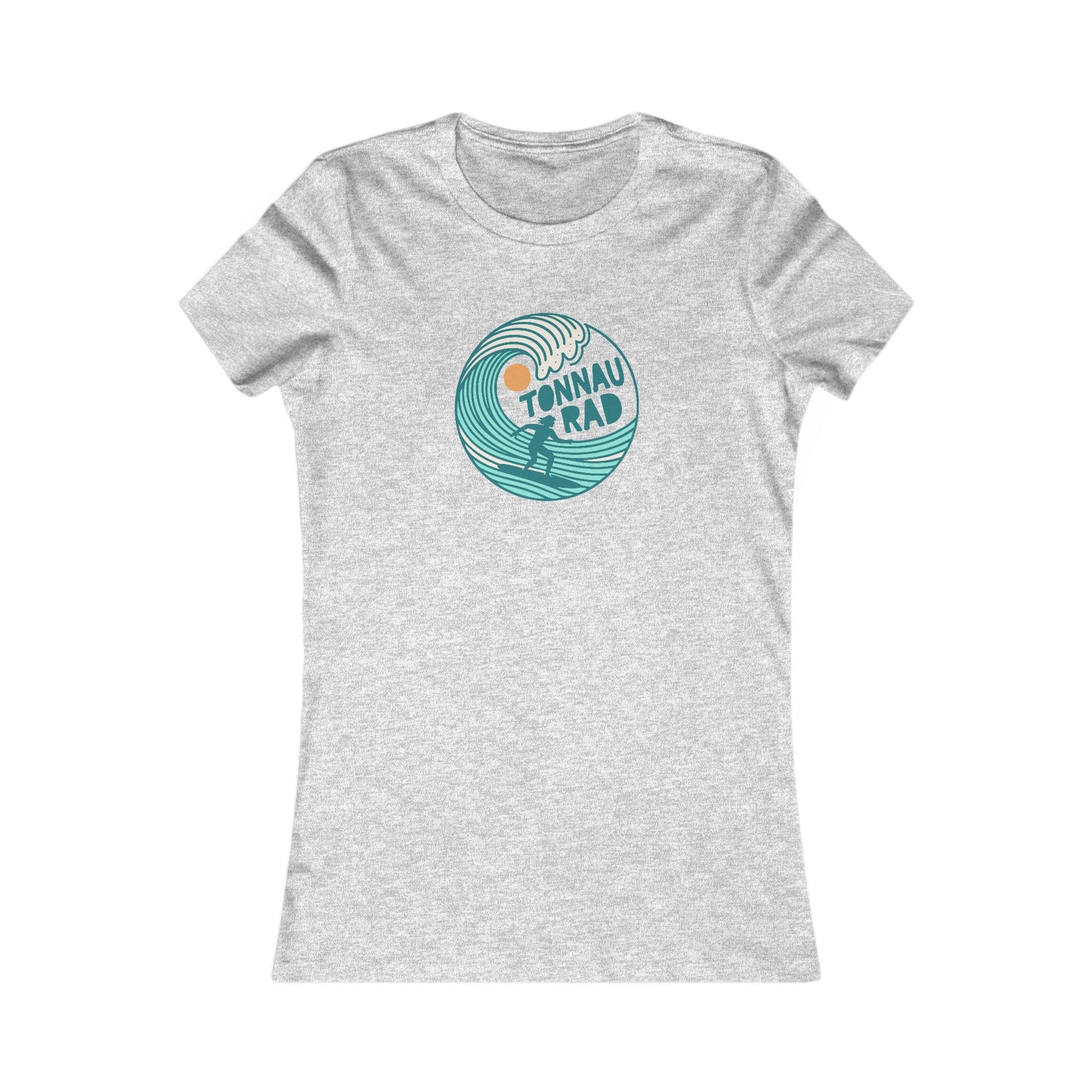 Women's Surf T-Shirt — 'Tonnau Rad'