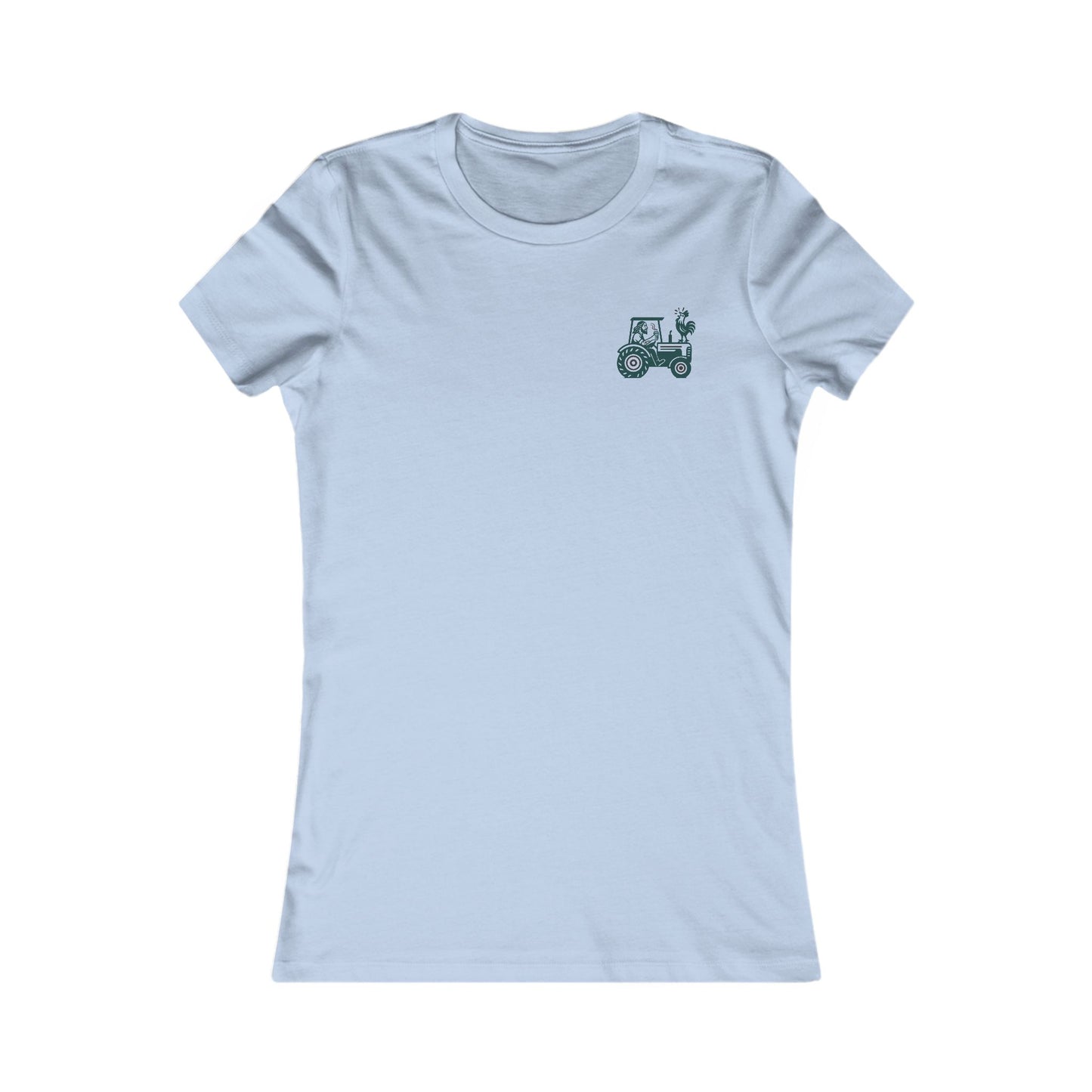 Women's Coffi Y Ffermwyr Tee — Farm Graphic Shirt (Double Sided)