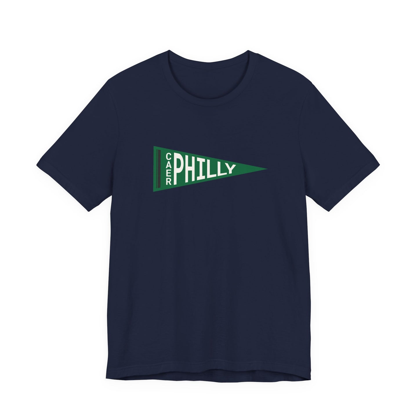 Caerphilly Retro Pennant T‑Shirt (Unisex)