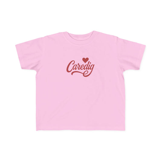 Toddler 'Caredig' Heart T-Shirt