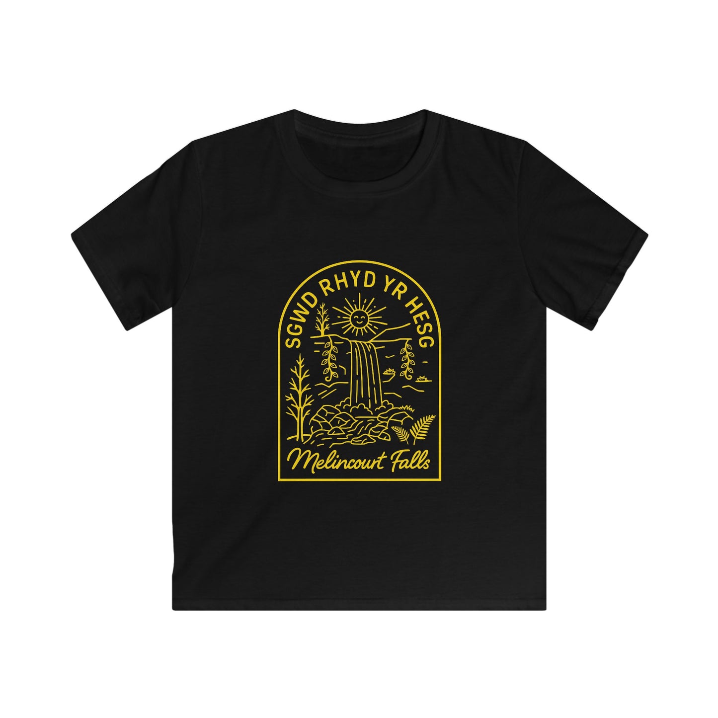 Kids 'Sgwd Rhyd Yn Hesg' Melincourt Falls Waterfall Graphic