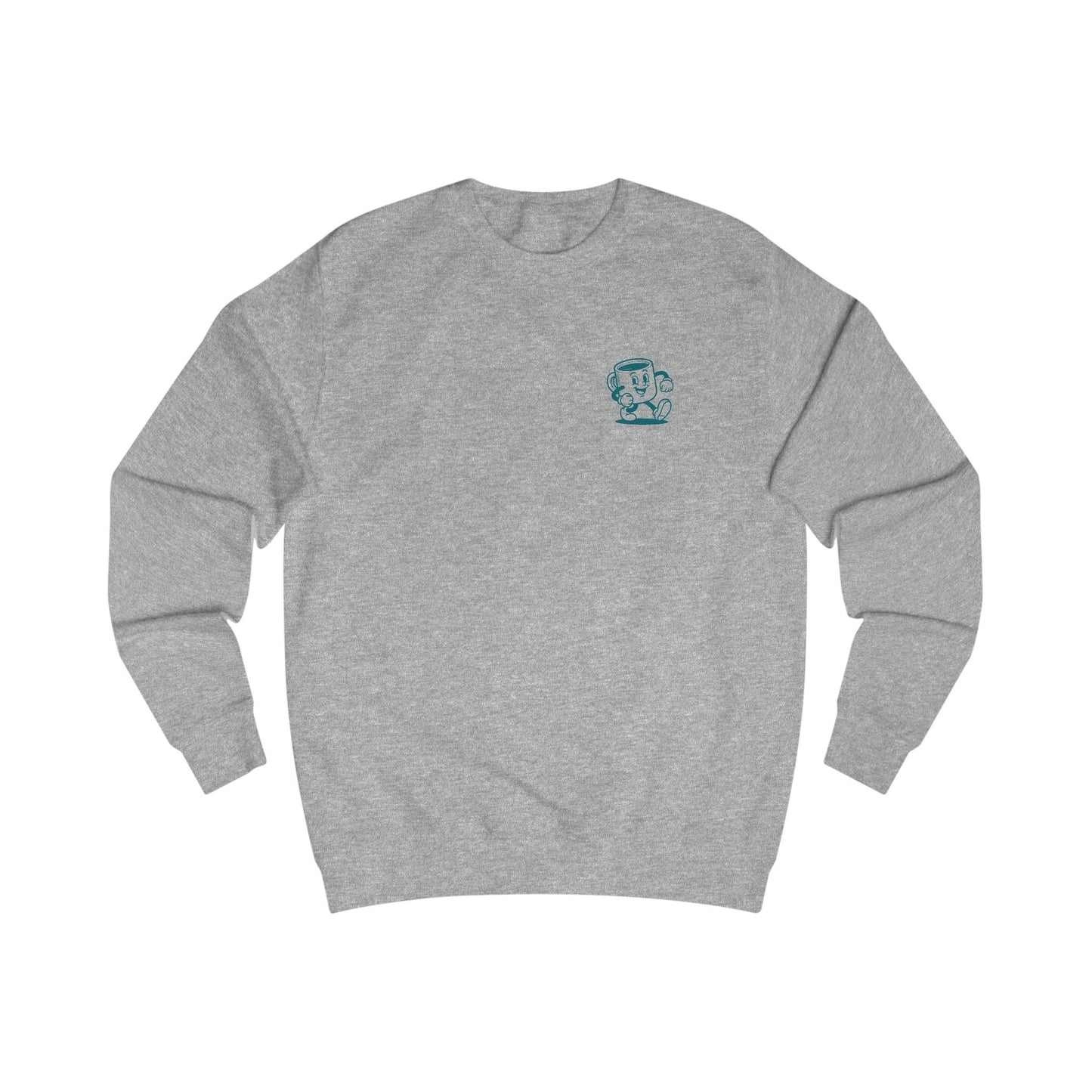 Retro Coffee Unisex Jumper - Welsh Language 'Bore Da' (Double Sided)