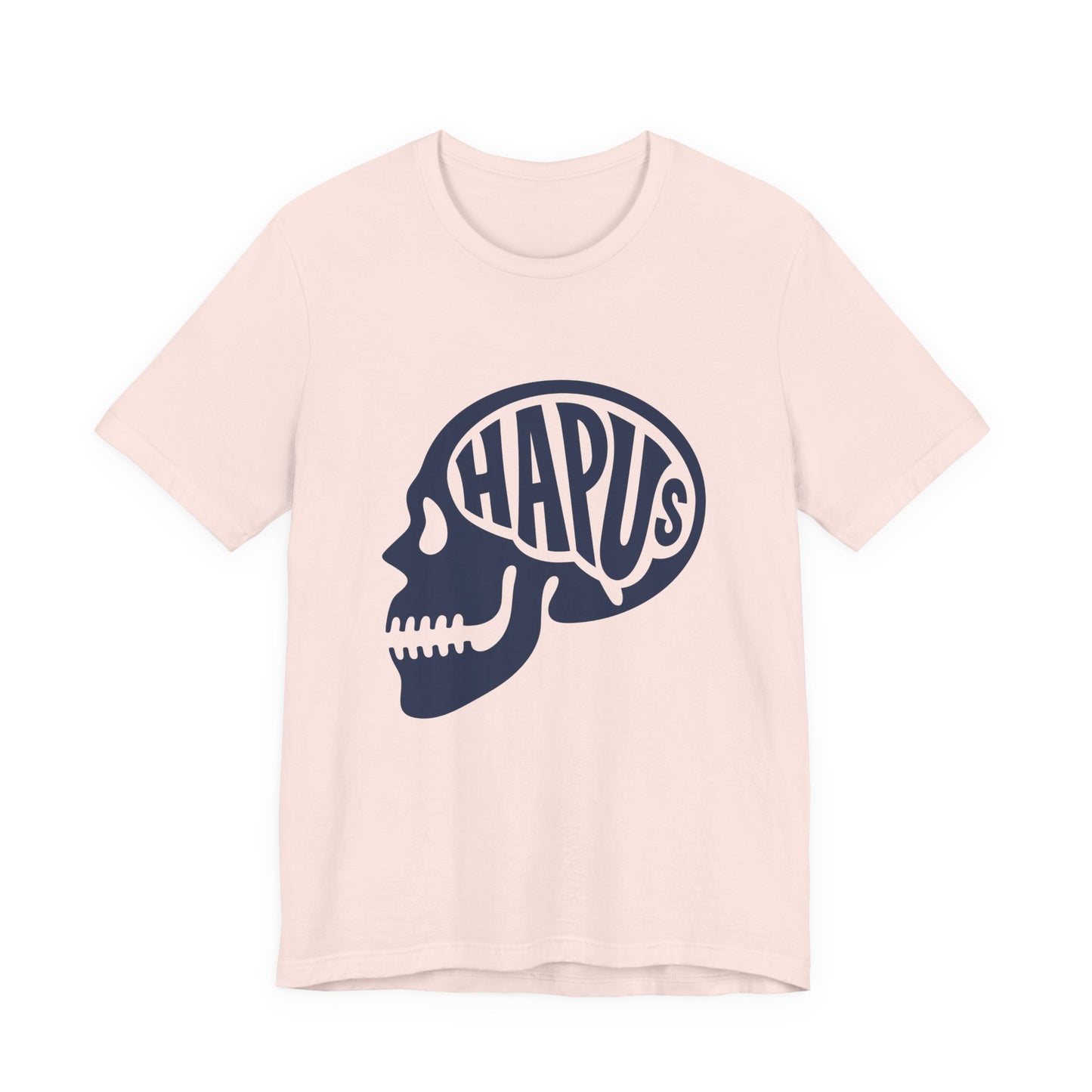 Hapus Skull Graphic Tee —Happy Brain Welsh T‑Shirt