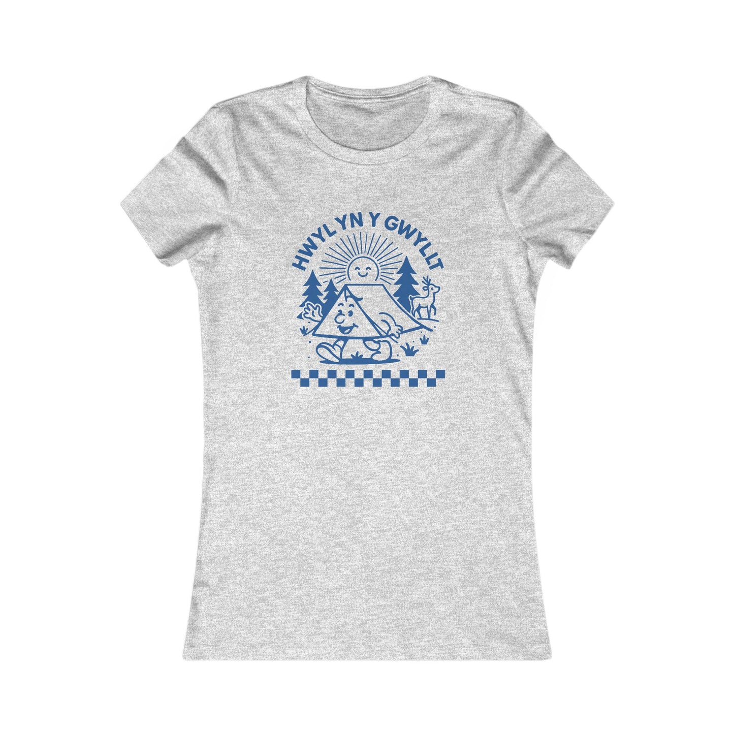 Women's Retro Camping Tee — 'Hwyl yn y Gwyllt'