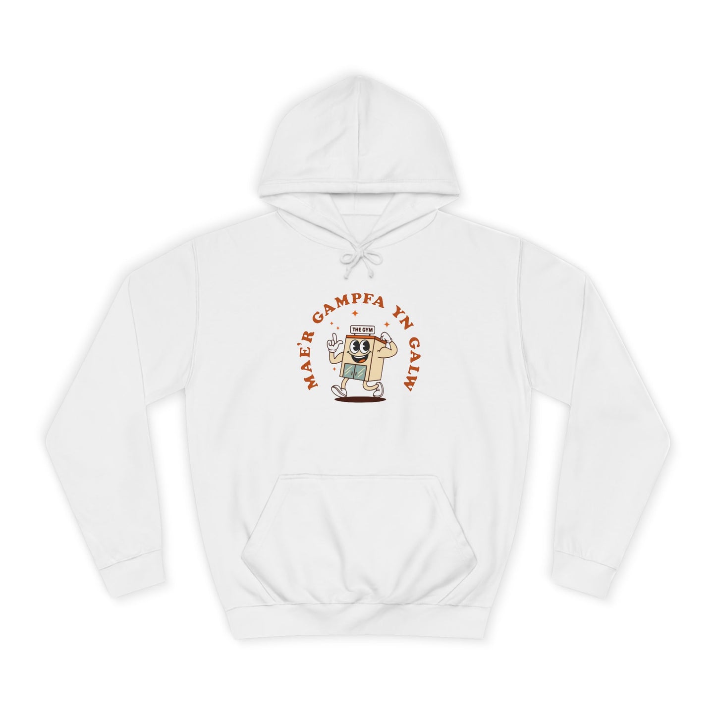 'Gampfa Yn Galw' Unisex Retro Gym Hoodie