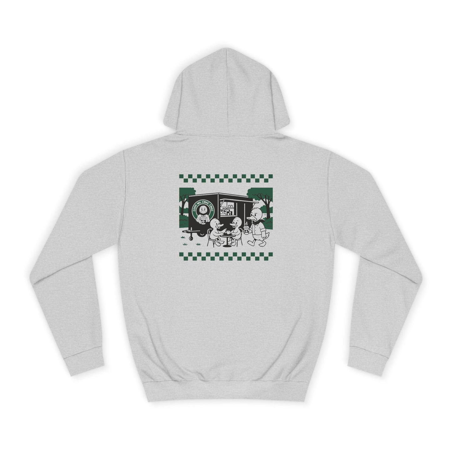 'Coffi Wil Cwac Cwac' Retro Hoodie