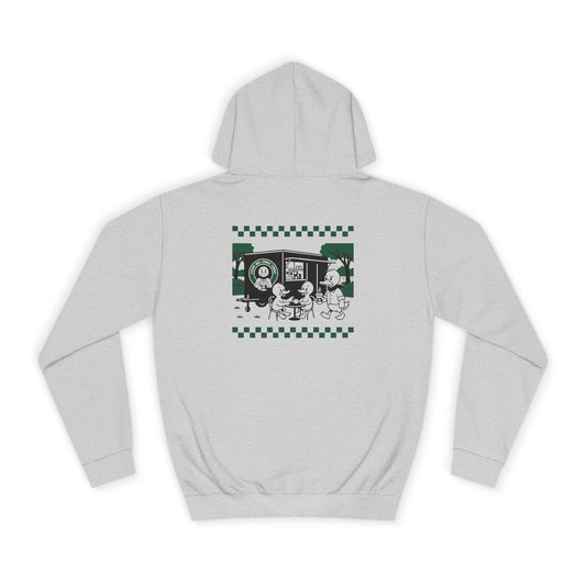 'Coffi Wil Cwac Cwac' Retro Hoodie