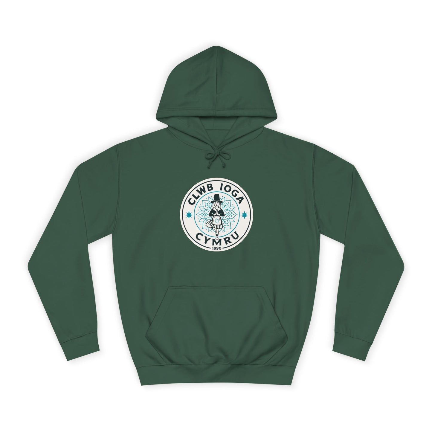 "Clwb Ioga Cymru" Vintage Unisex Hoodie