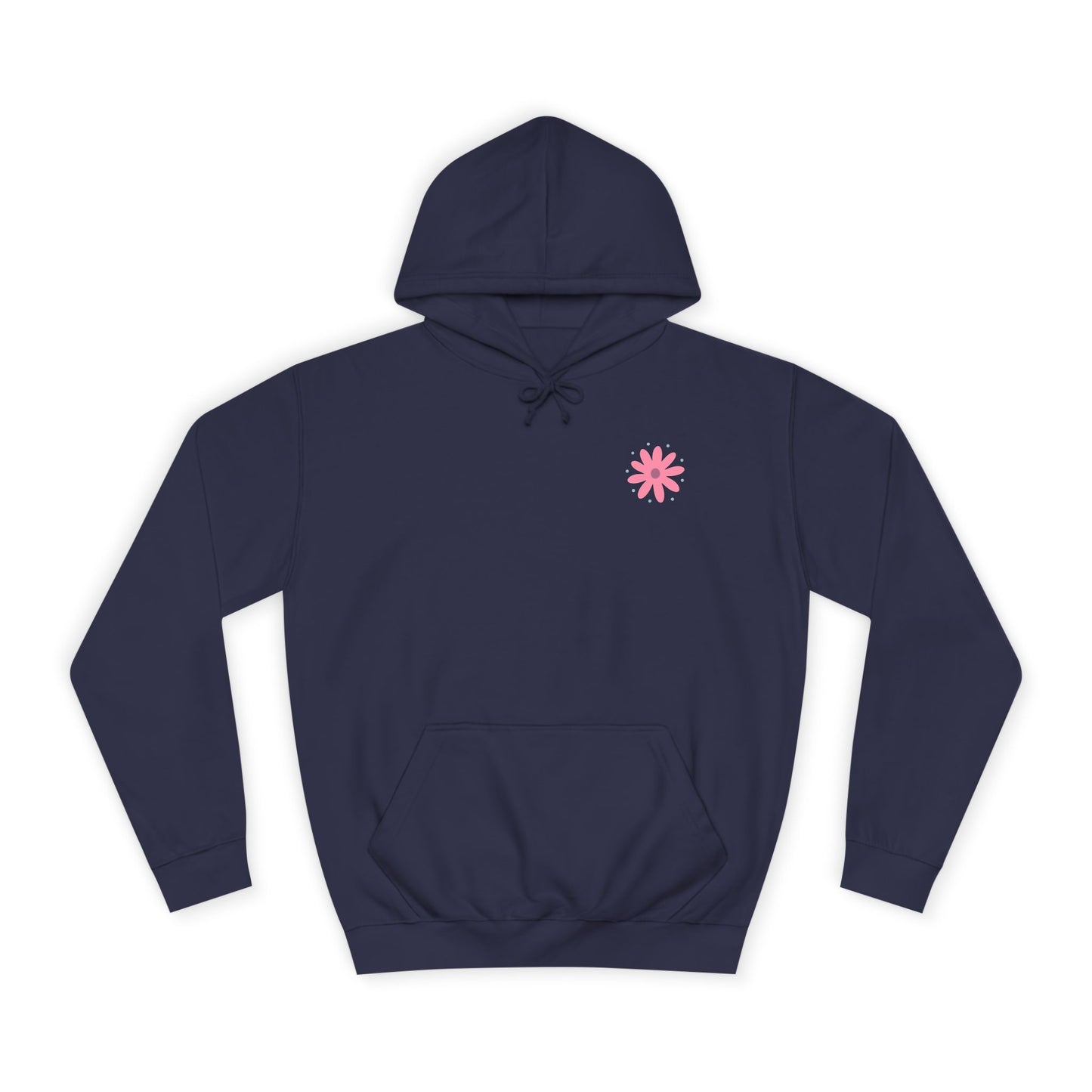 Retro Floral 'Blodau' Unisex Hoodie (Double Sided)