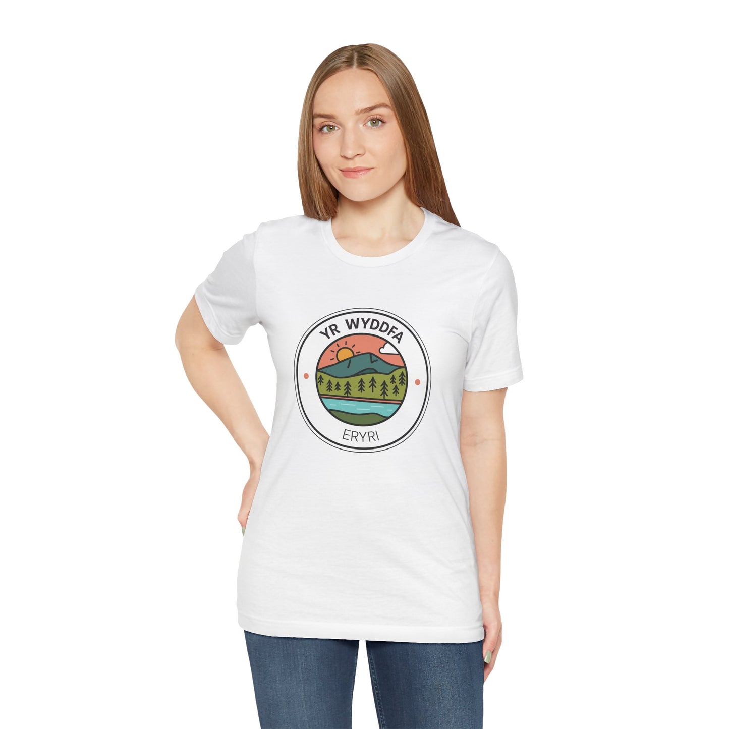 'Yr Wyddfa' T-Shirt (Unisex) - Eryri Scenic Crest
