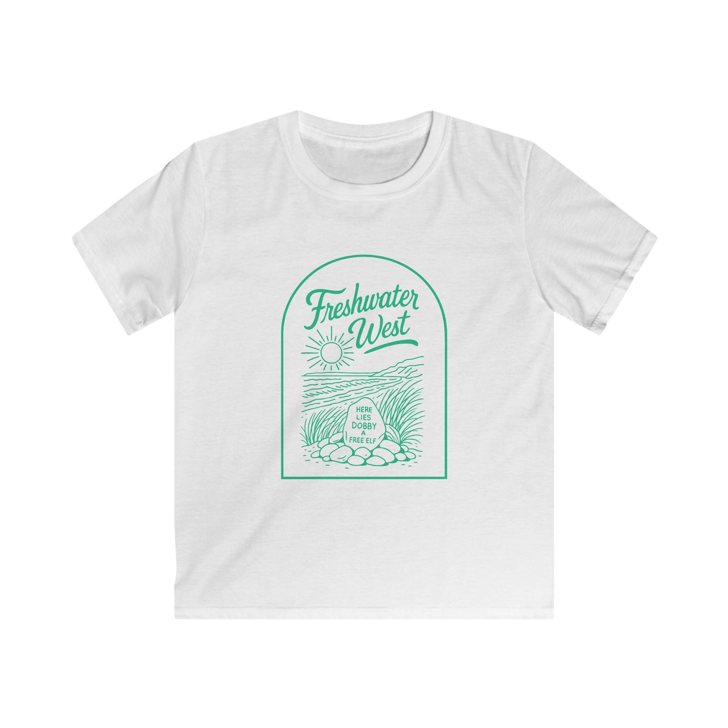 Freshwater West Kids Beach T-shirt - Harry Potter - Dobby's Grave Location