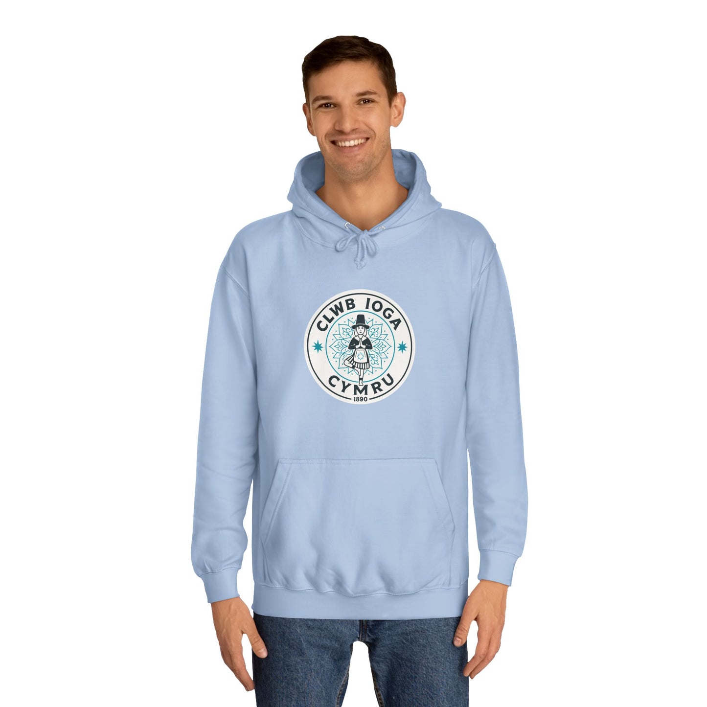 "Clwb Ioga Cymru" Vintage Unisex Hoodie