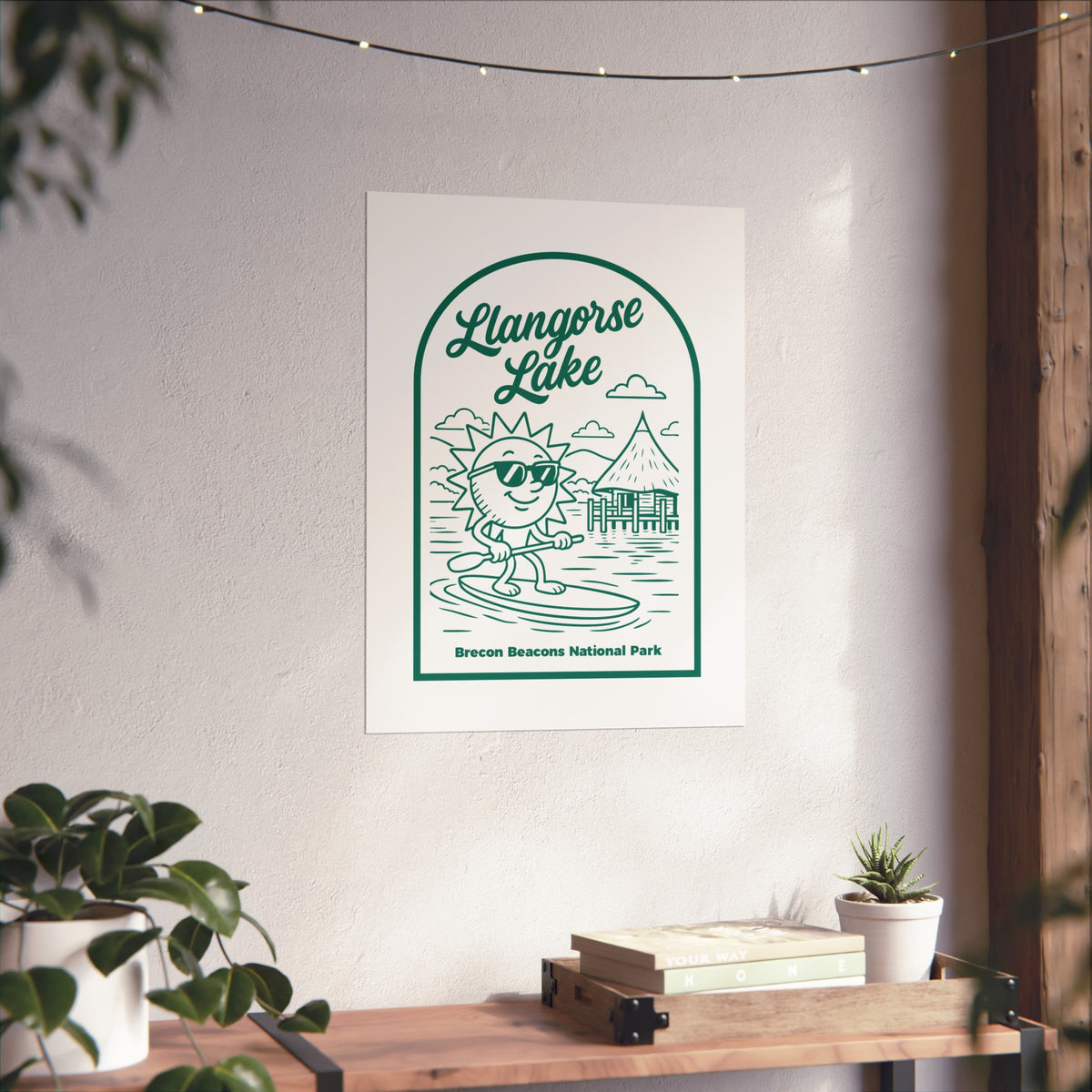 Llangorse Lake Fine Art Poster — Bannau Brycheiniog