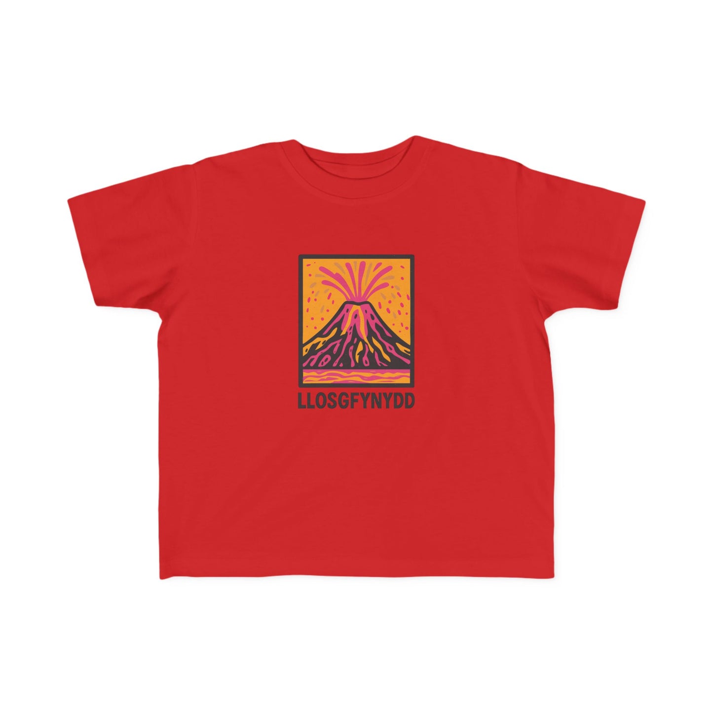 Toddler Volcano T-Shirt - 'Llosgfynydd'