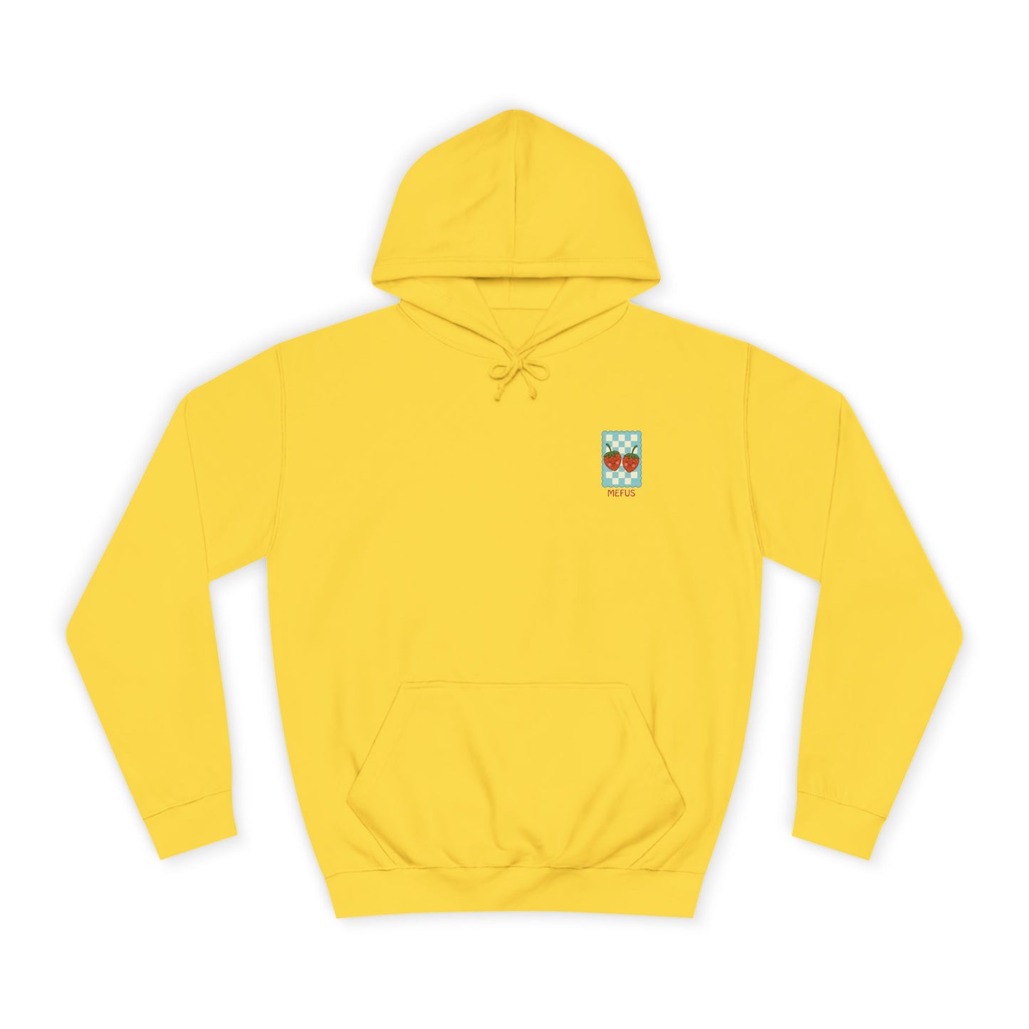 Retro Strawberry Hoodie — "Mefys"