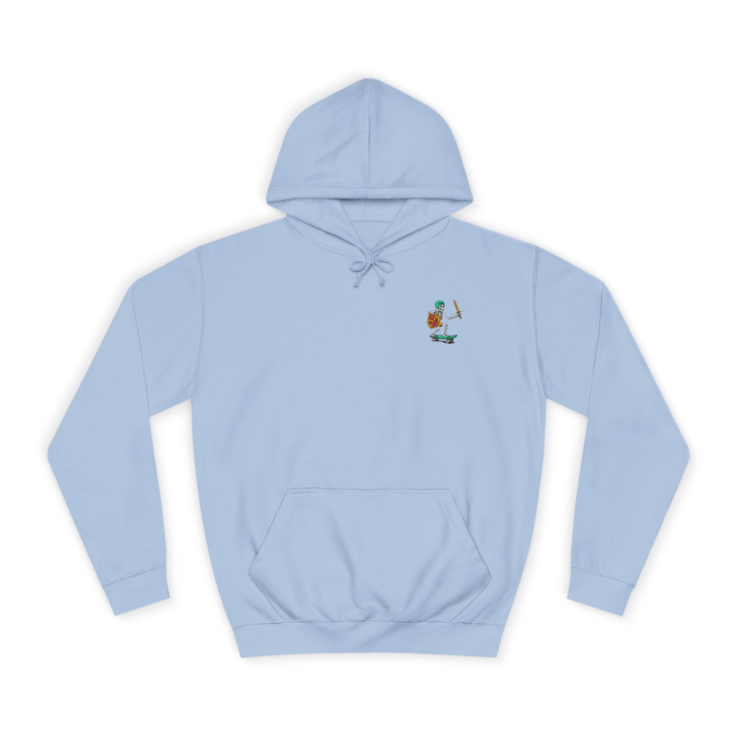 Skateboard Glyndŵr Unisex Hoodie (Double Sided)