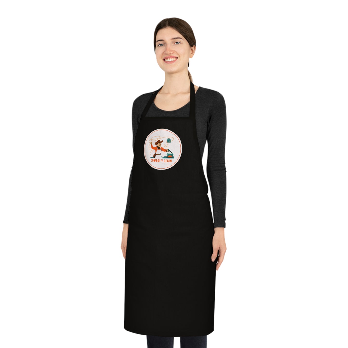 'Cowboi Y Gegin' Retro Chef Apron - Kitchen Cowboy