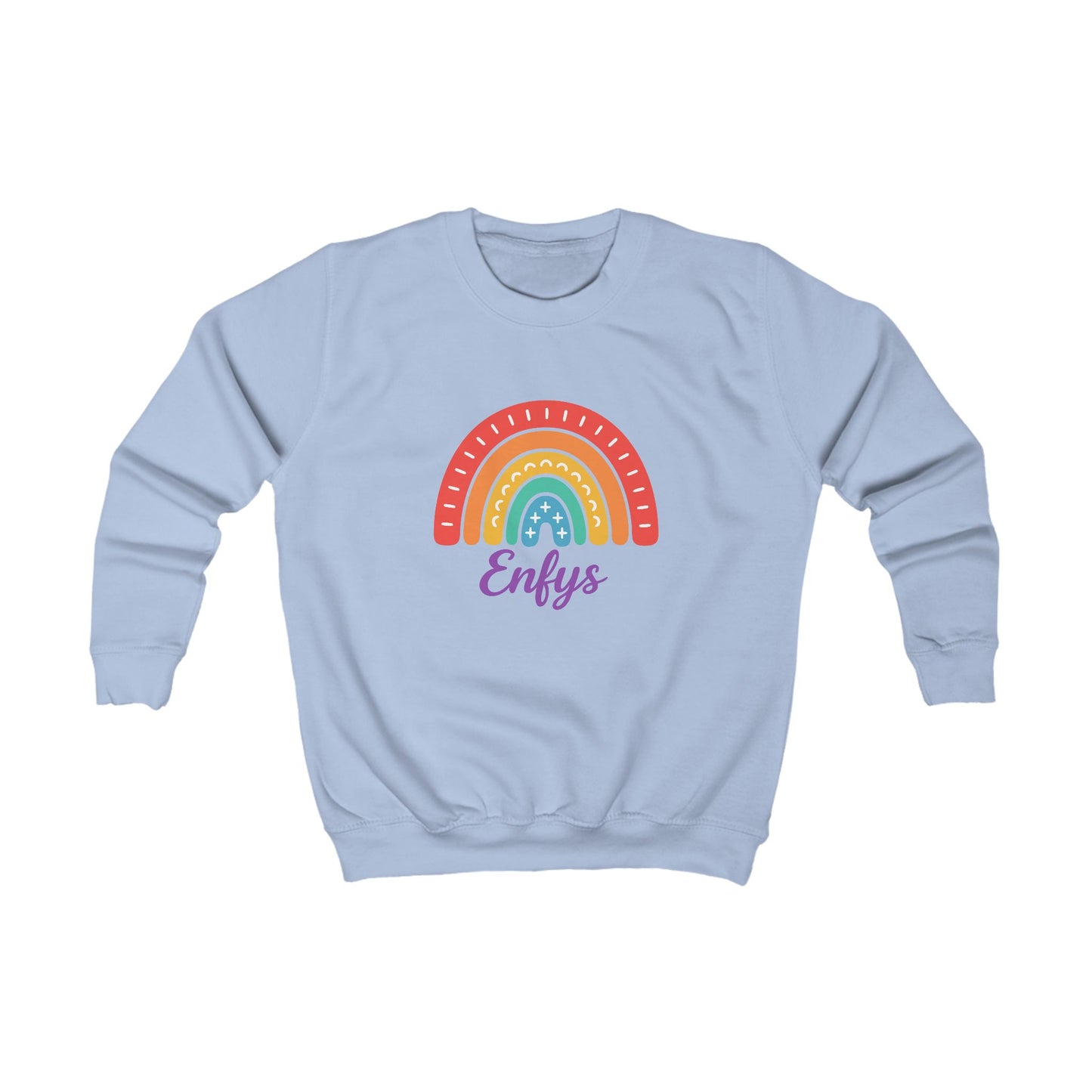 Kids Welsh Rainbow Jumper - 'Enfys'