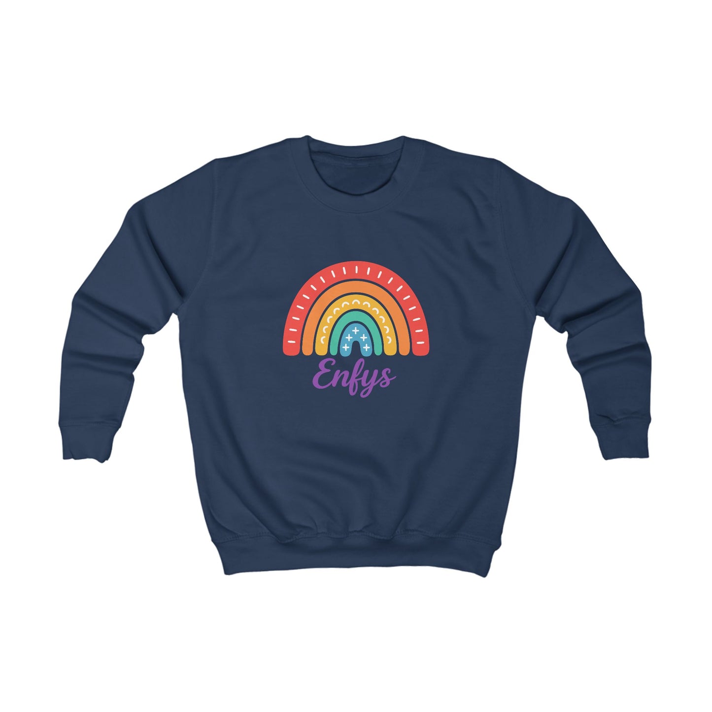 Kids Welsh Rainbow Jumper - 'Enfys'