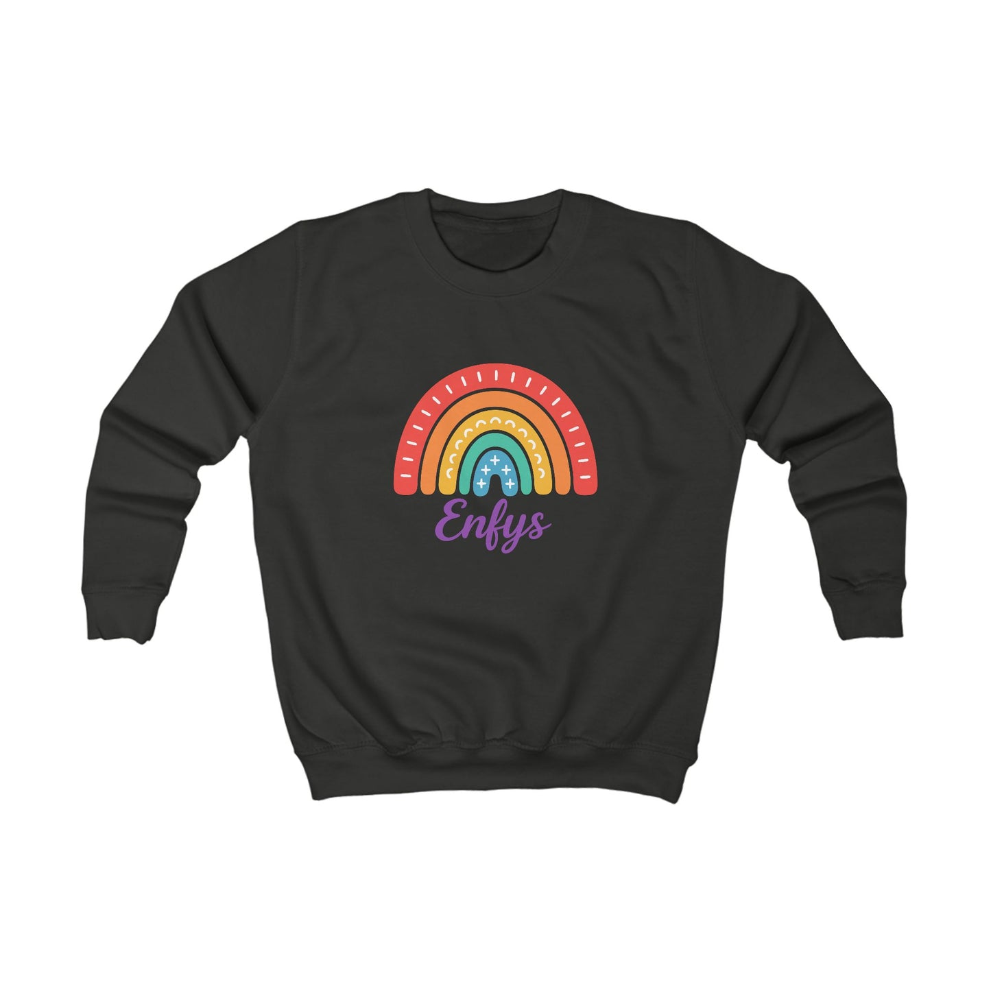 Kids Welsh Rainbow Jumper - 'Enfys'