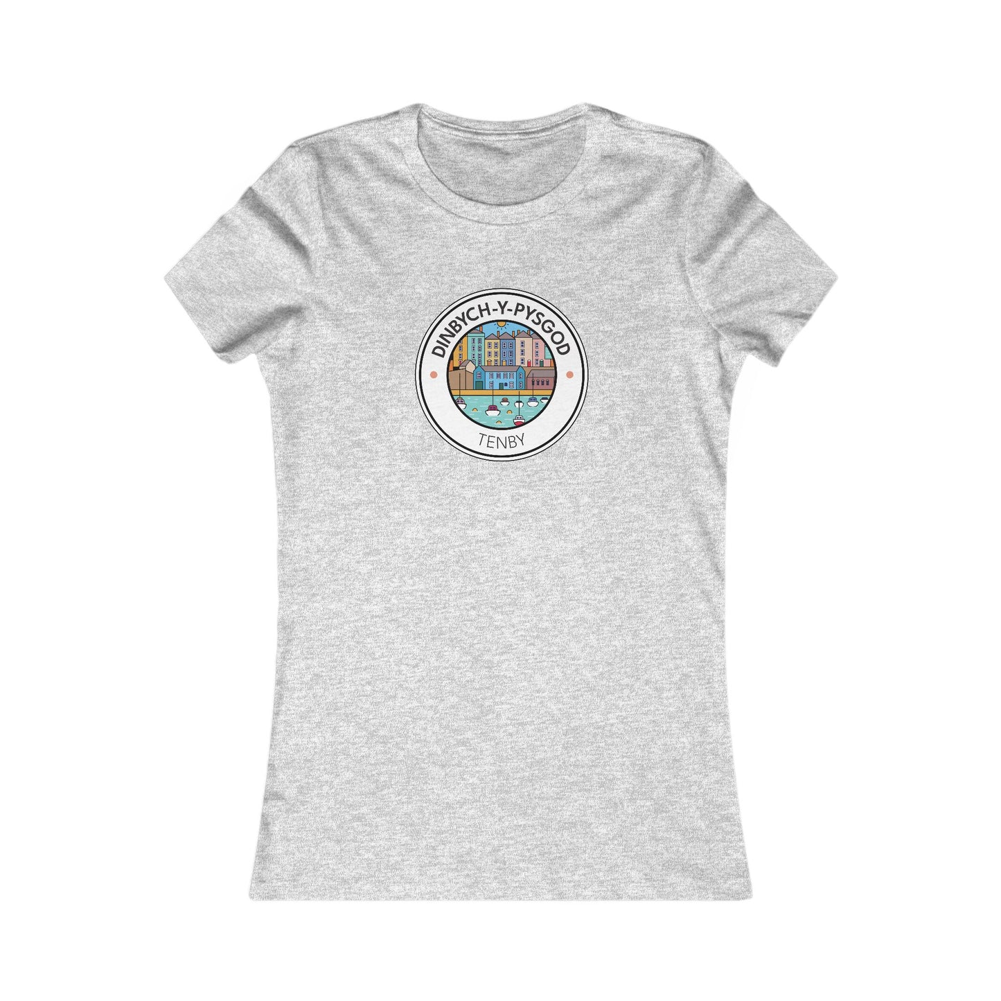 Women's Tenby Tee — Vintage 'Dinbych Y Pysgod' Vintage T-Shirt