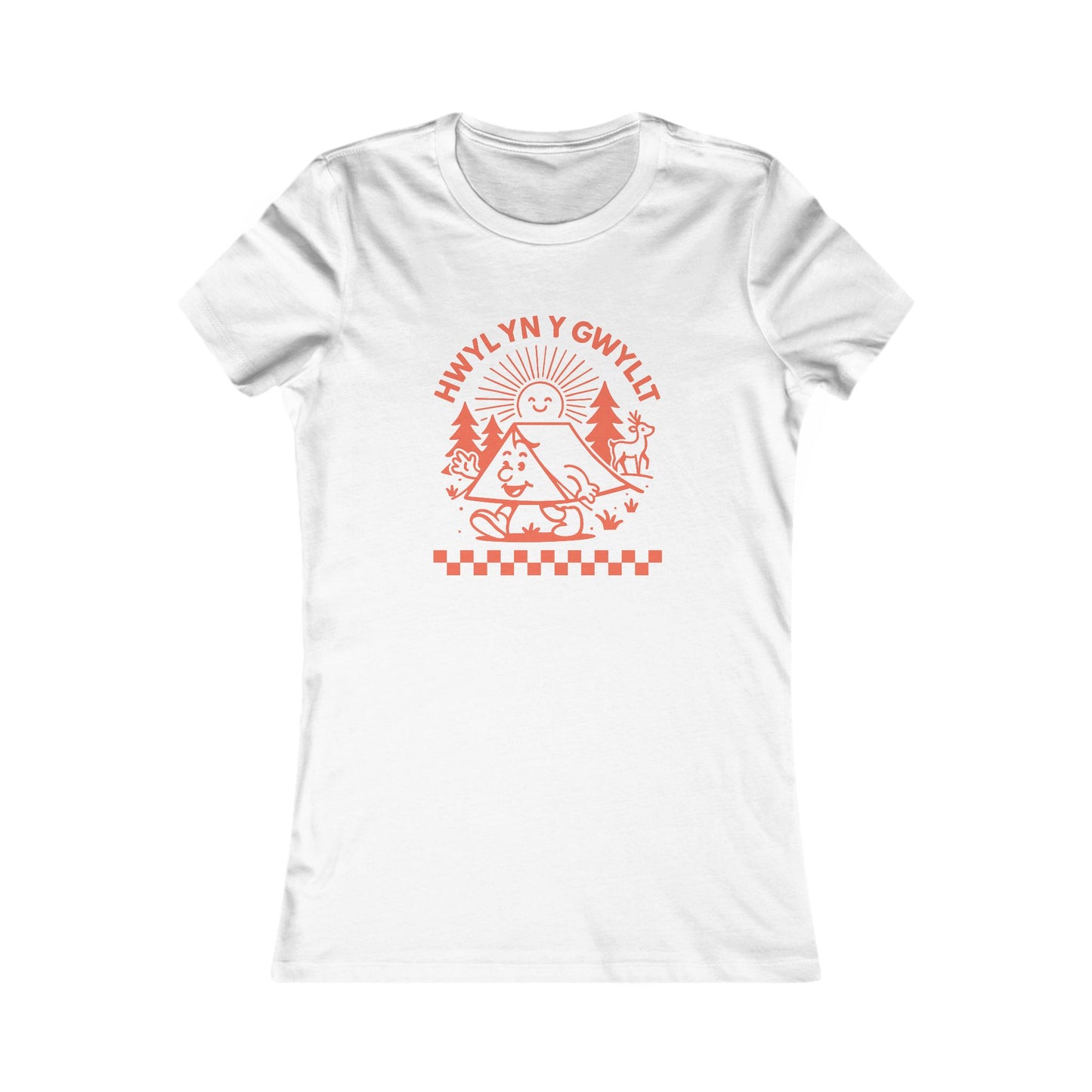 Women's Retro Camping Tee — 'Hwyl yn y Gwyllt'