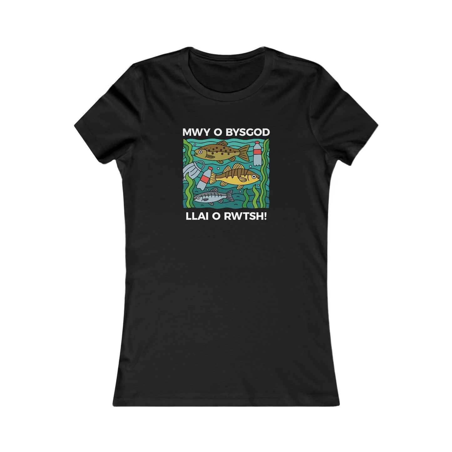 Women's Conservation Tee – "Mwy o Bysgod, Llai o Rwtsh"