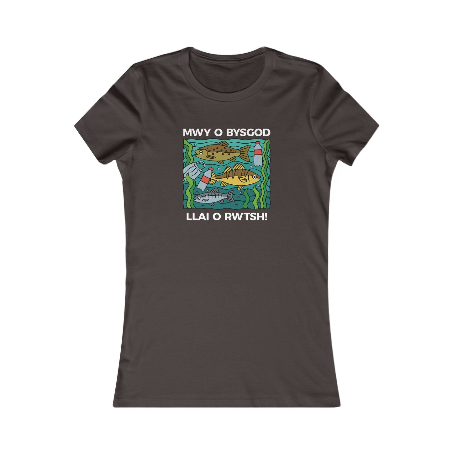 Women's Conservation Tee – "Mwy o Bysgod, Llai o Rwtsh"