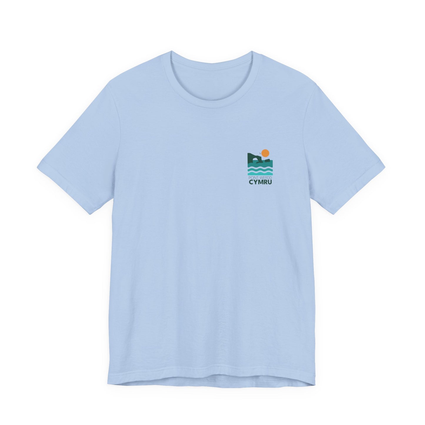 Pont Werdd Cymru Coastal Wave T-Shirt (Unisex)
