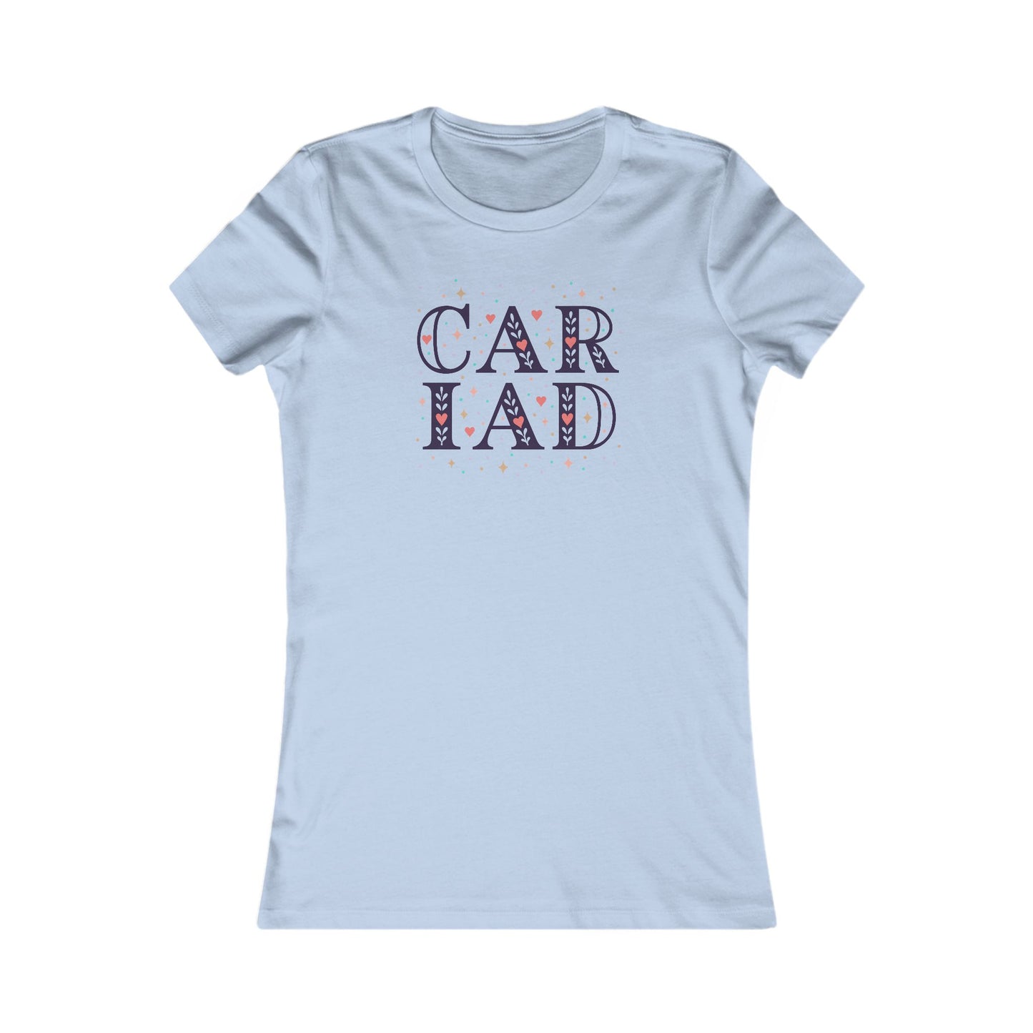 Women's 'Cariad' Vintage Typographic Tee