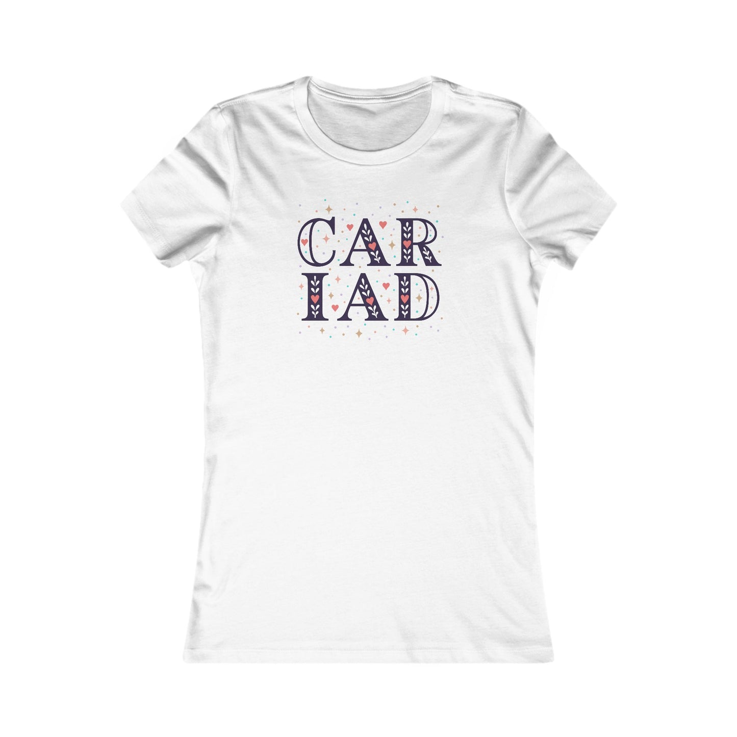 Women's 'Cariad' Vintage Typographic Tee