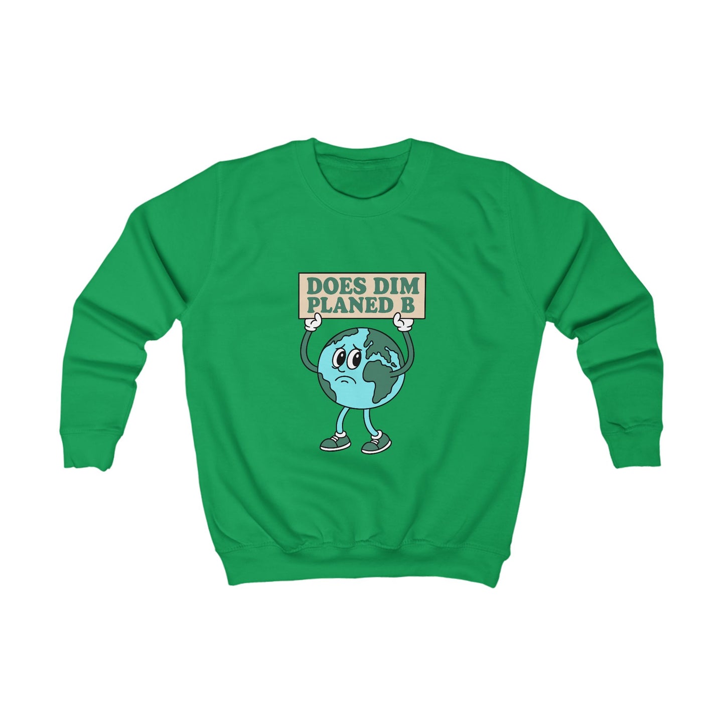 Kids "Does Dim Planed B" Environmental Jumper