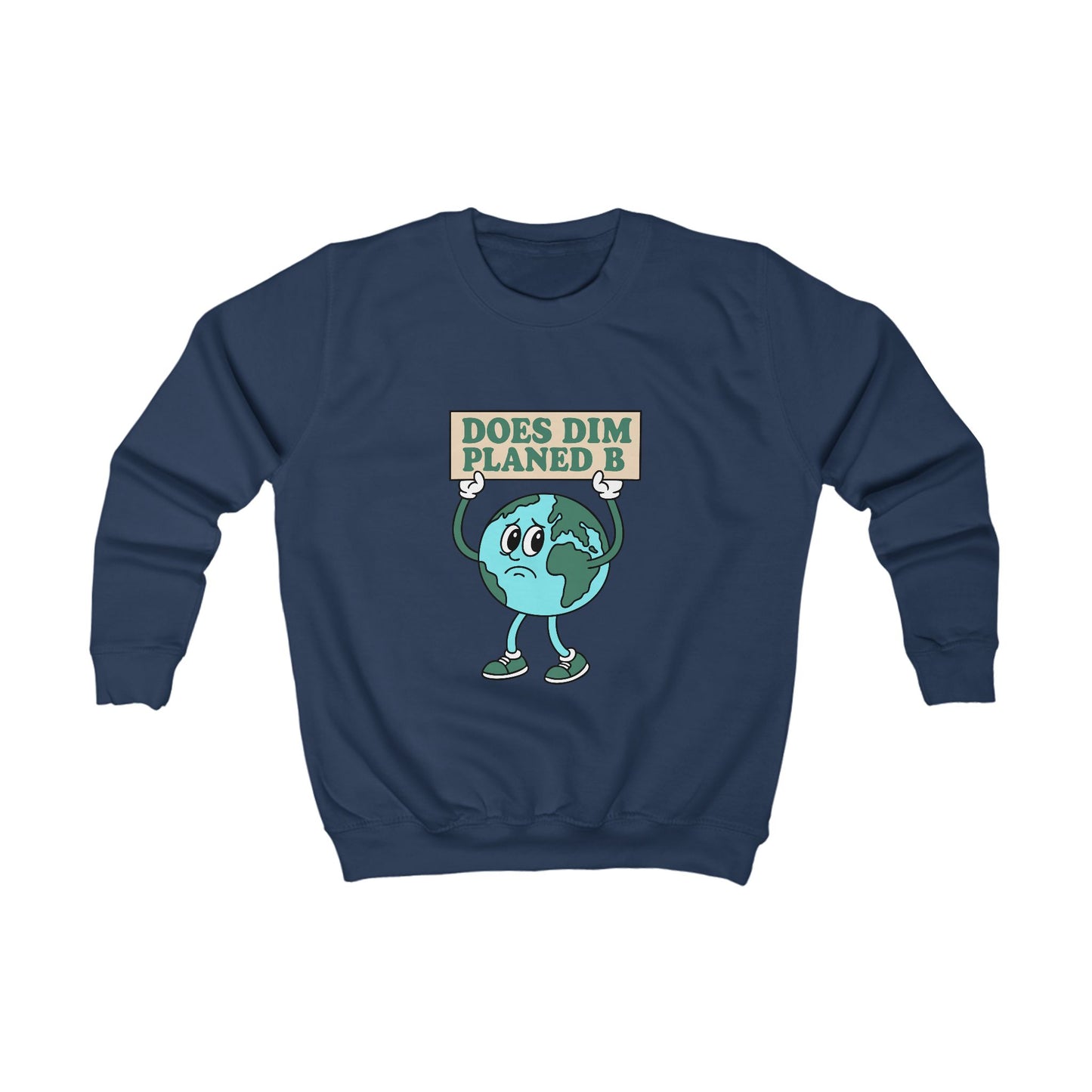 Kids "Does Dim Planed B" Environmental Jumper