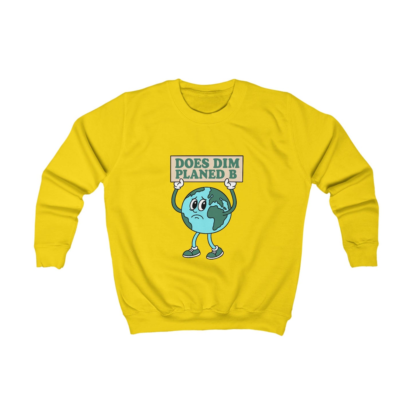 Kids "Does Dim Planed B" Environmental Jumper