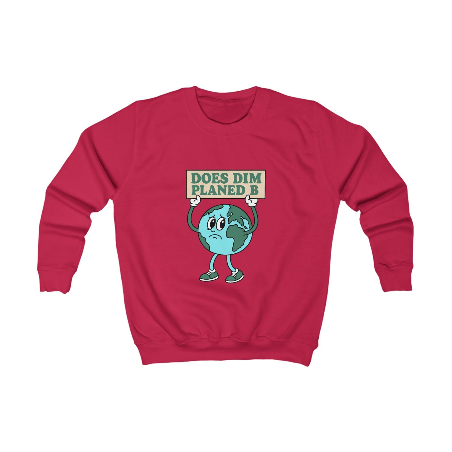Kids "Does Dim Planed B" Environmental Jumper