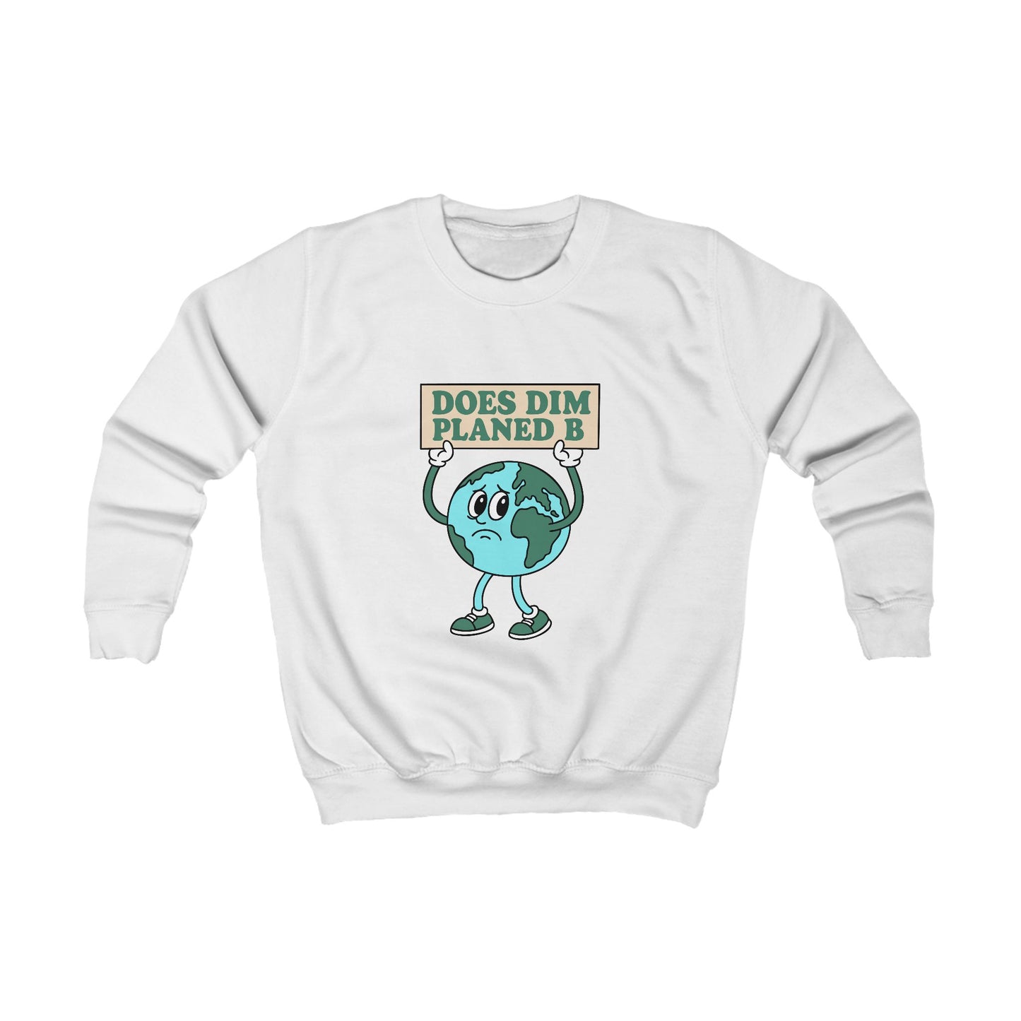 Kids "Does Dim Planed B" Environmental Jumper