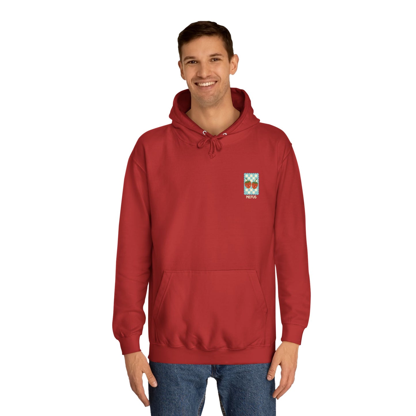Retro Strawberry Hoodie — "Mefys"