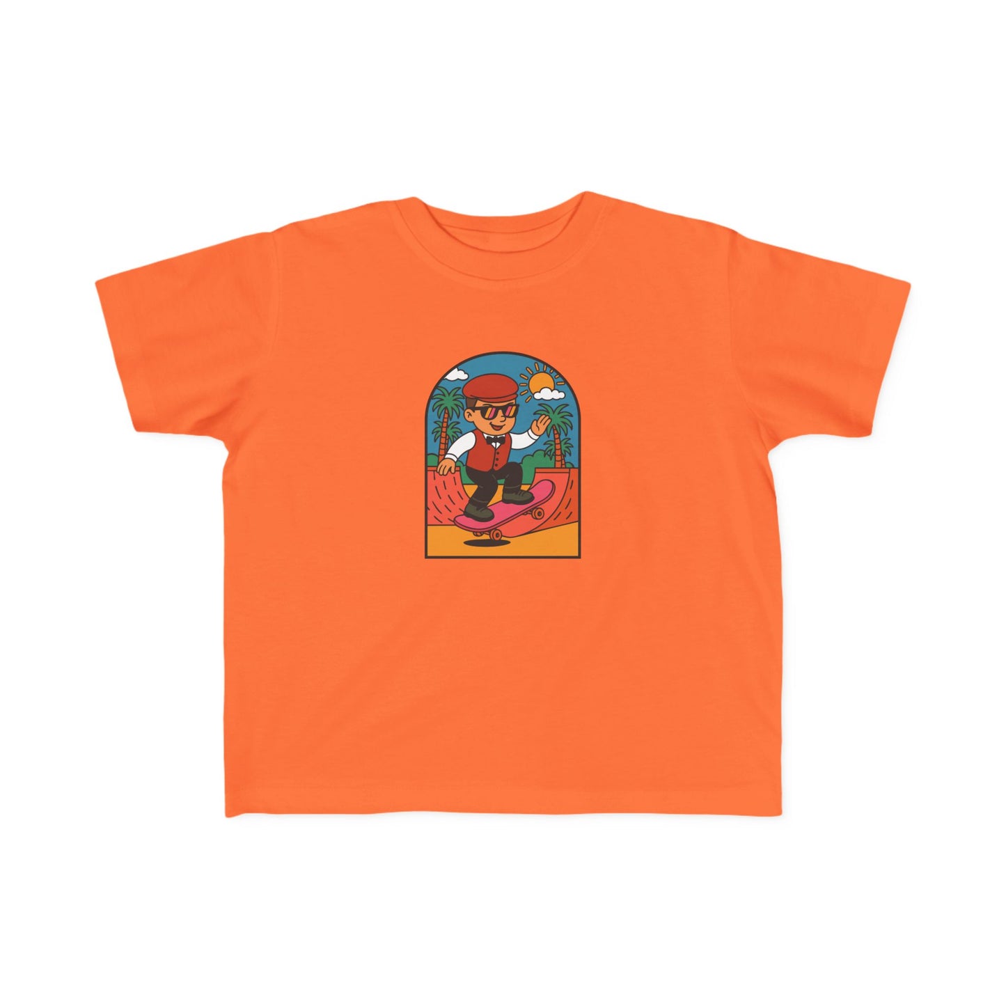 Toddler Welsh Costume Skateboard Tee