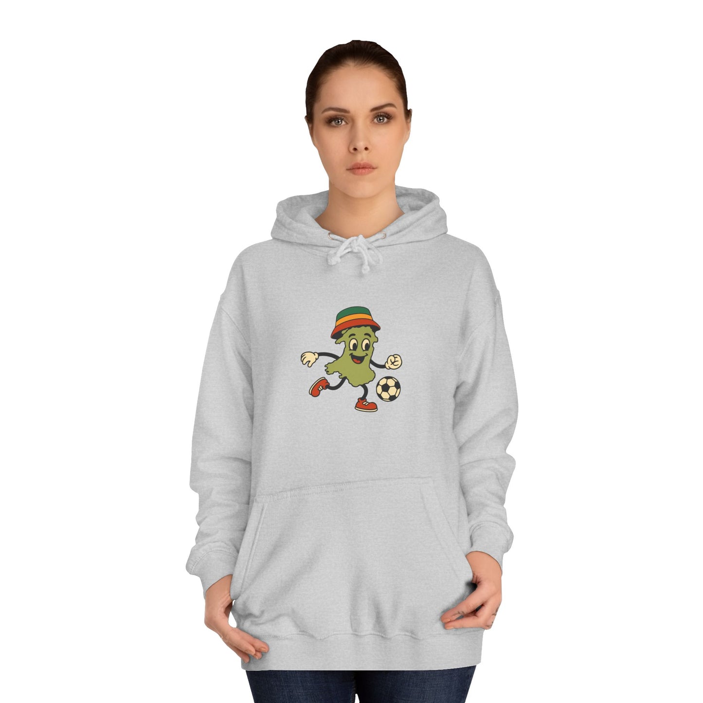 Retro Wales Map Football Hoodie (Unisex)