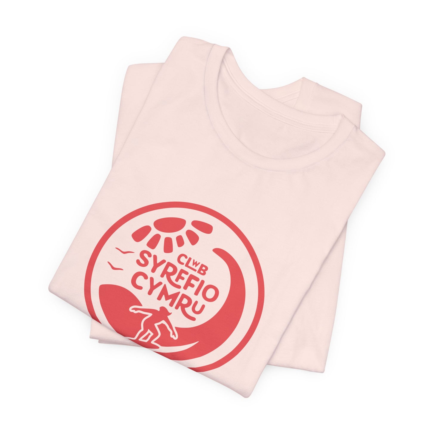 'Clwb Syrffio Cymru' Unisex T-Shirt - Welsh Surf Club Logo Tee