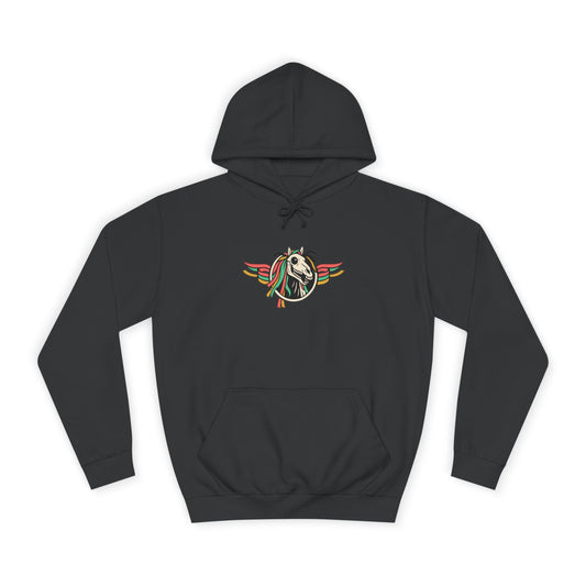 Mari Lwyd Unisex Horse Skull Hoodie