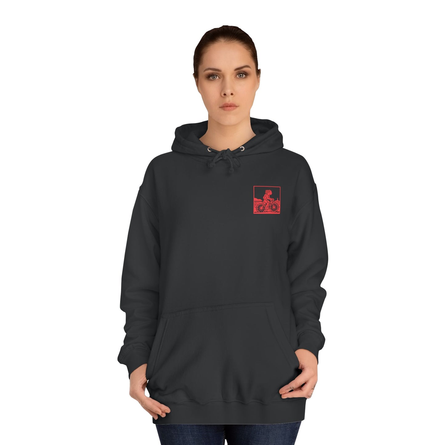 West Wales Cycling Unisex Hoodie - 'Barod Am Y Daith' (Double Sided)