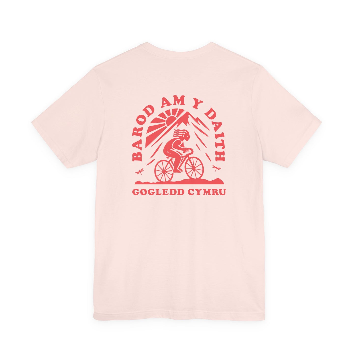 Gogledd Cymru Cycling Unisex Tee - 'Barod Am Y Daith'