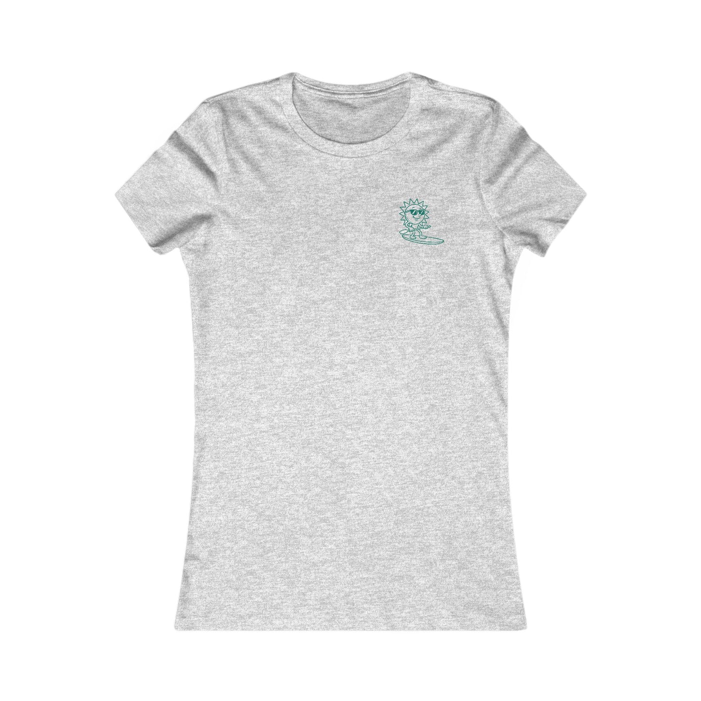 Women's Vintage Llangorse Lake Tee - Paddleboard Sun Graphic (Double Sided)