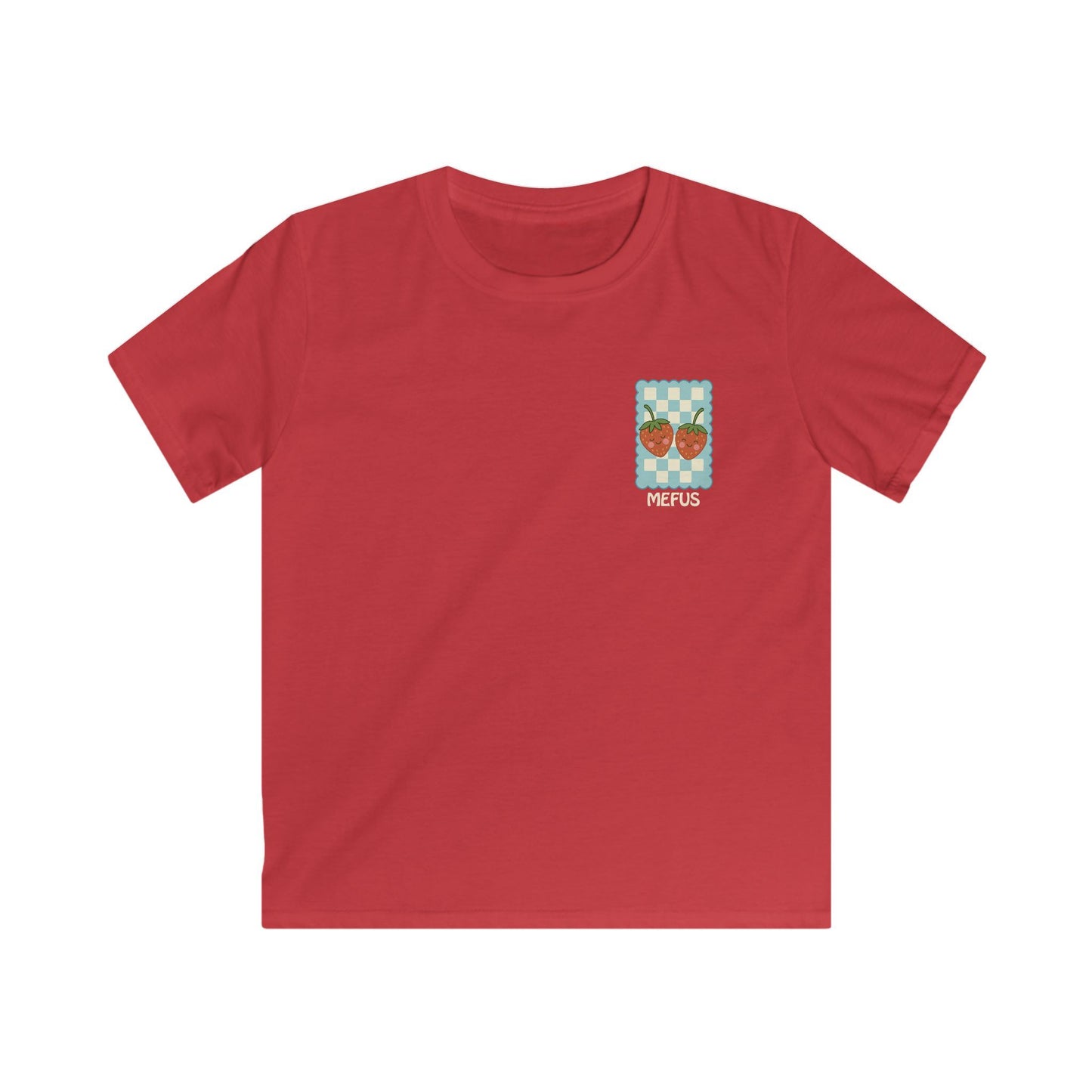 Retro Kids Mefus T-Shirt - Strawberry Tee