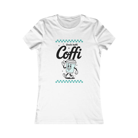 Women's Retro 'Hoffi Coffi' Tee — Cute Vintage Coffee Cup