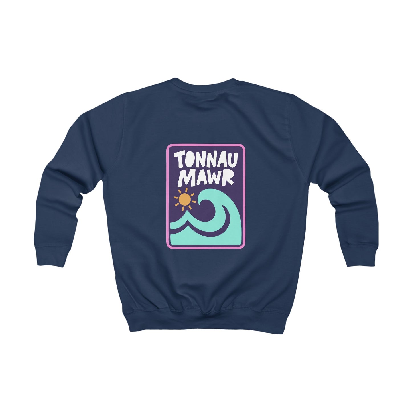 Kids 'Tonnau Mawr' Welsh Wave Jumper